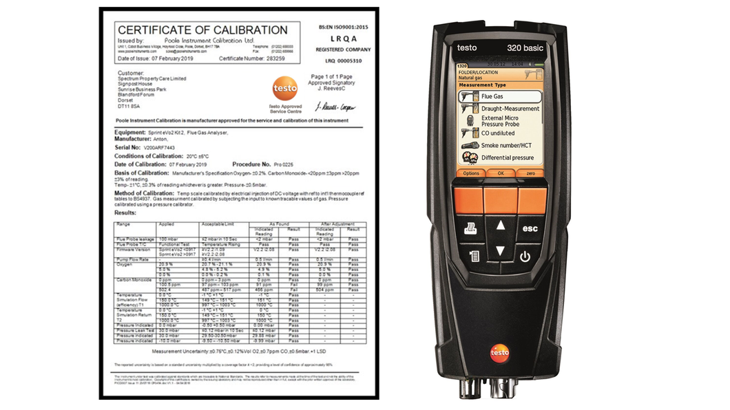 testo 320/320B Service and Calibration with Free Delivery & Return