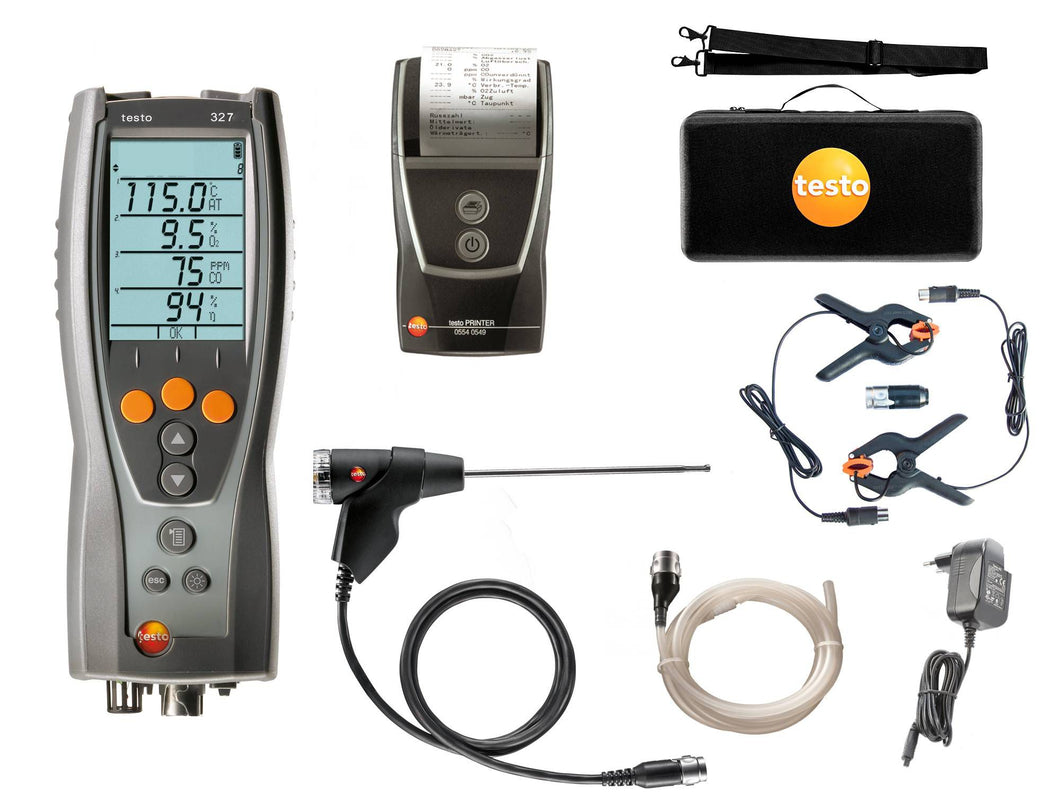 testo 327-1 Flue Gas Analyser Advanced Kit 0563 3203 81 0563320381