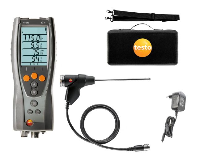 testo 327-1 Flue Gas Analyser Standard Kit 0563 3203 80 0563320380